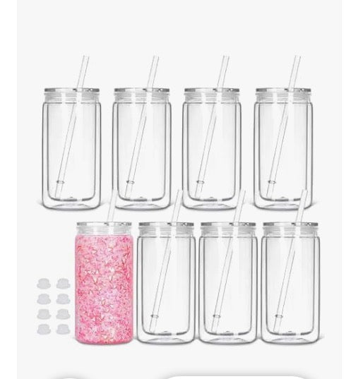 16ounce Snowglobe Tumblers